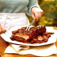 Molasses-Glazed Grilled Pork Loin image
