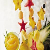 Fruit Kabobs with Tropical Fruit Coulis_image