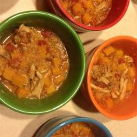 Chicken, Butternut Squash, and Quinoa Soup image