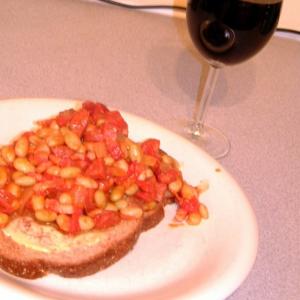 Posh Beans and Chorizo on Toast image