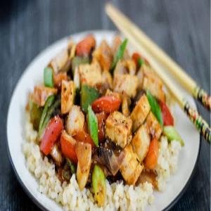 Easy Szechuan Tofu and Peppers [Gluten Free Option]_image