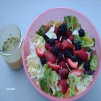 Mixed Greens and Fruit Salad_image