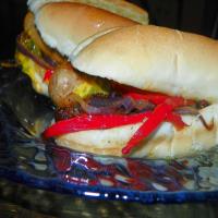 Sausage, Onion and Peppers Hoagie image