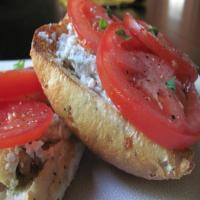 Bruschetta With Tomatoes, Blue Cheese, and Pecans image