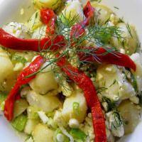 Moldavian Potato, Feta and Scallion Salad_image
