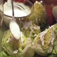 Hearts of Iceberg Lettuce with Ranch Dressing image