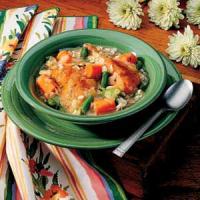 Chicken and Barley Boiled Dinner image