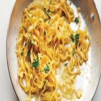 Tagliatelle with Herbs and Buttery Egg Sauce image