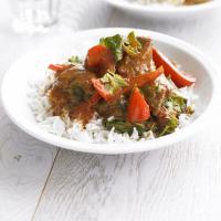 Speedy lamb & spinach curry image