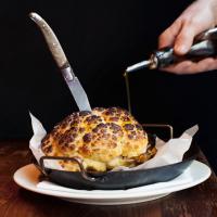 Whole Roasted Cauliflower with Whipped Goat Cheese Recipe - (4.5/5)_image