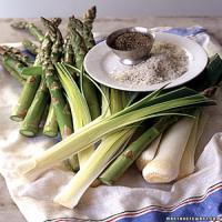 Oven-Roasted Asparagus and Leeks image