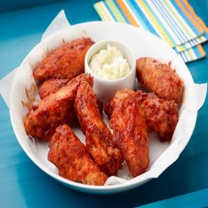 BBQ Chicken Wings with Blue Cheese Butter image
