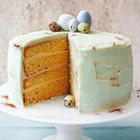 Duck egg sponge cake image