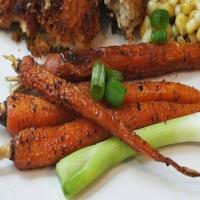 Pan roasted baby carrots image