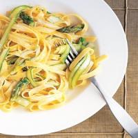 Fettuccine with Asparagus Ribbons image