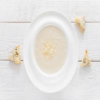 Roasted Garlic and Brie Soup image