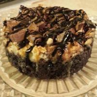 Chocolate caramel toffee gooey butter cake_image