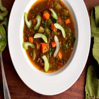 Lentil, Celery and Tomato Minestrone image
