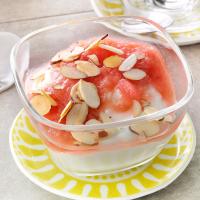Rhubarb Compote with Yogurt & Almonds_image