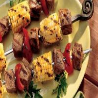 Grilled Beef and Corn Kabobs_image