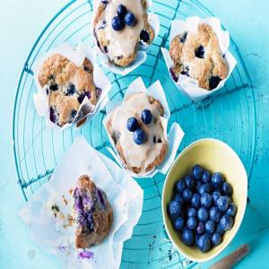 Maple-glazed blueberry muffins_image