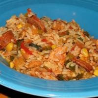 Three-Pepper Rice and Chicken Pot_image