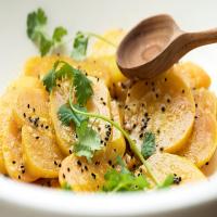 Yellow Beet Salad With Mustard Seed Dressing_image