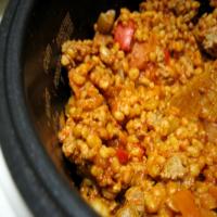 Turkey Barley Goulash Casserole (Rice Cooker) image