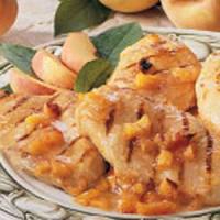 Grilled Chicken with Peach Sauce_image