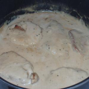Pork Chops With Country Gravy and Mashed Potatoes image