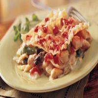 Golden-Crusted Chicken-Asparagus Lasagna image