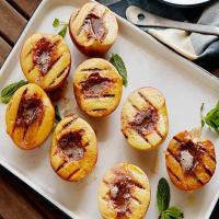 Grilled Peaches with Cinnamon Sugar Butter image