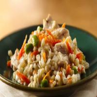 Slow-Cooker Chicken and Barley Risotto with Edamame image