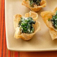 Spinach and Goat Cheese Tartlets image