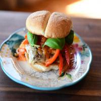 Sausage and Pepper Burgers image