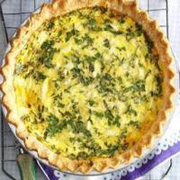 CHEESE AND FRESH HERB QUICHE_image