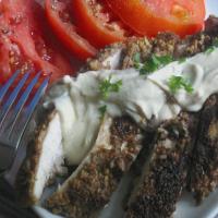 Southern Pecan crusted Chicken with Mustard sauce_image