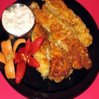 Almond Crusted Chicken Fingers image