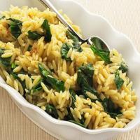 Spiced Orzo with Spinach Recipe - (4.4/5)_image