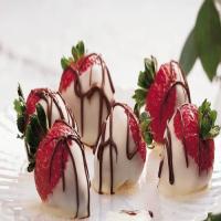 White Chocolate-Dipped Strawberries image