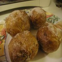 Garlic Baked Potatoes image