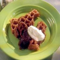 Oatmeal Waffles with Allspiced Apple Butter image