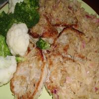 Nana's Pork Chop and Sauerkraut Skillet image