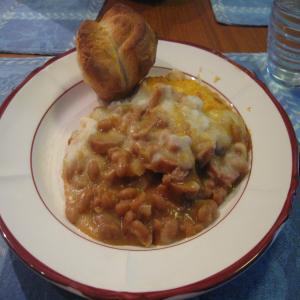 Baked Bean and Sausage Casserole image