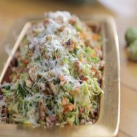 Shaved Brussels Sprouts with Walnuts and Pecorino_image