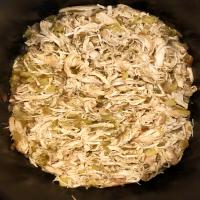 Shredded Slow Cooker Green Chile Chicken image