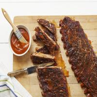St. Louis-Style Ribs with Soy-Ginger Barbecue Sauce image