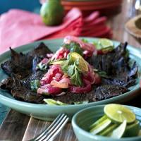 Skirt Steaks with Red Onion Mojo_image