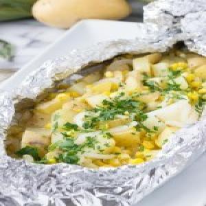 Potato and Corn Foil Packets_image