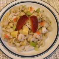 Seafood Pasta Salad With Creamy Strawberry Dressing image